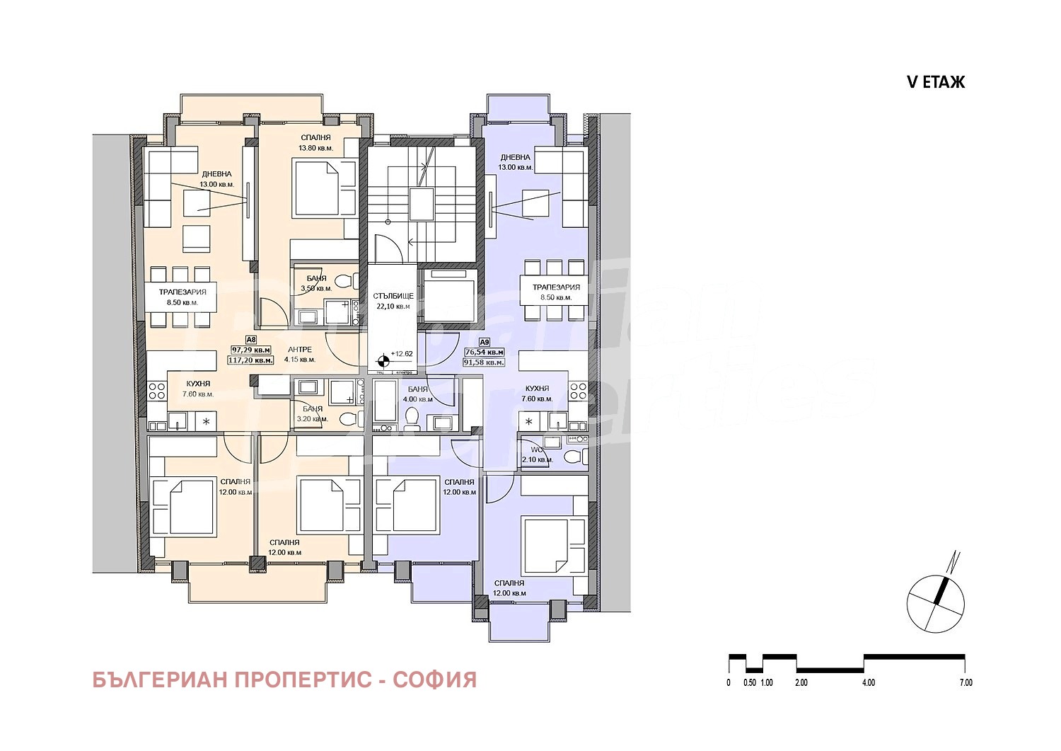 Продава 4-СТАЕН, гр. София, Банишора, снимка 3 - Апартаменти - 55378291