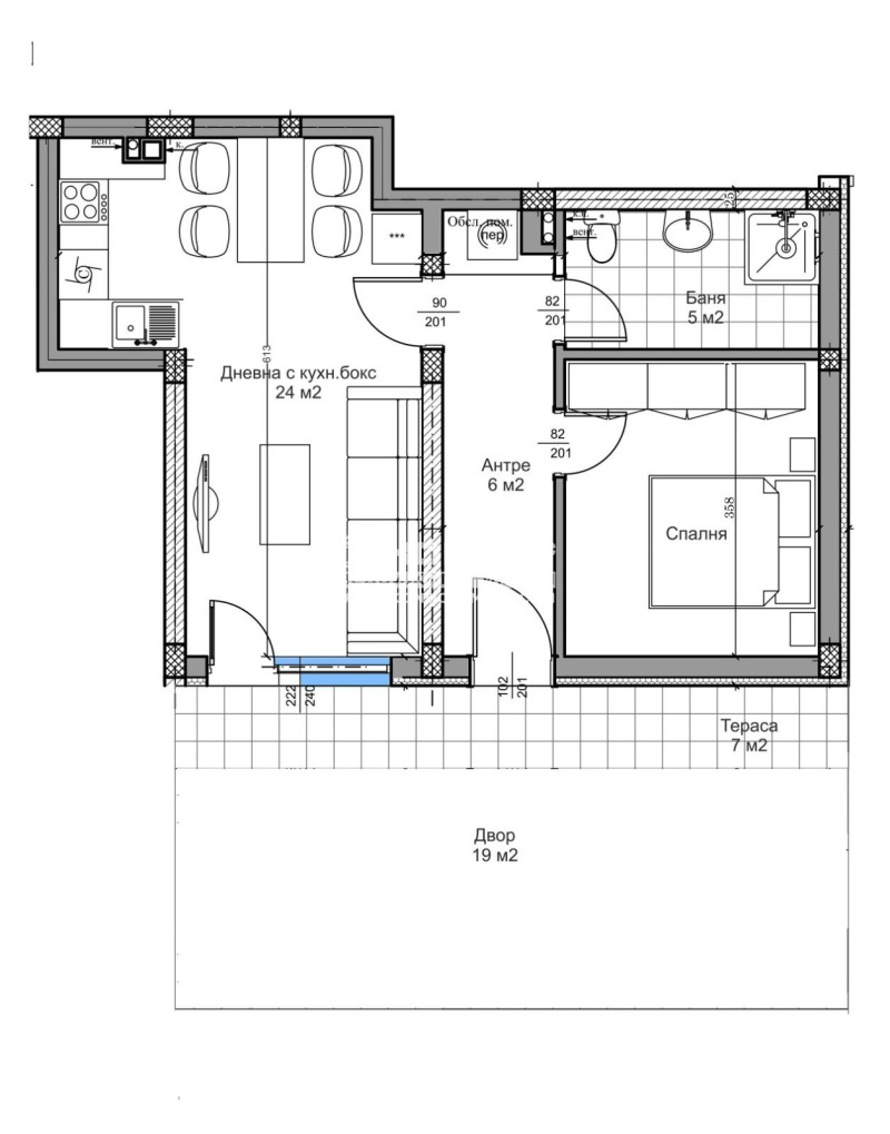 Te koop  1 slaapkamer Plovdiv , Proslav , 79 m² | 22422928 - afbeelding [3]