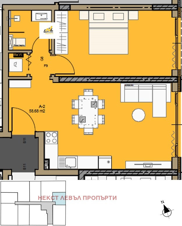 Продава 2-СТАЕН, гр. София, Малинова долина, снимка 1 - Aпартаменти - 49358777