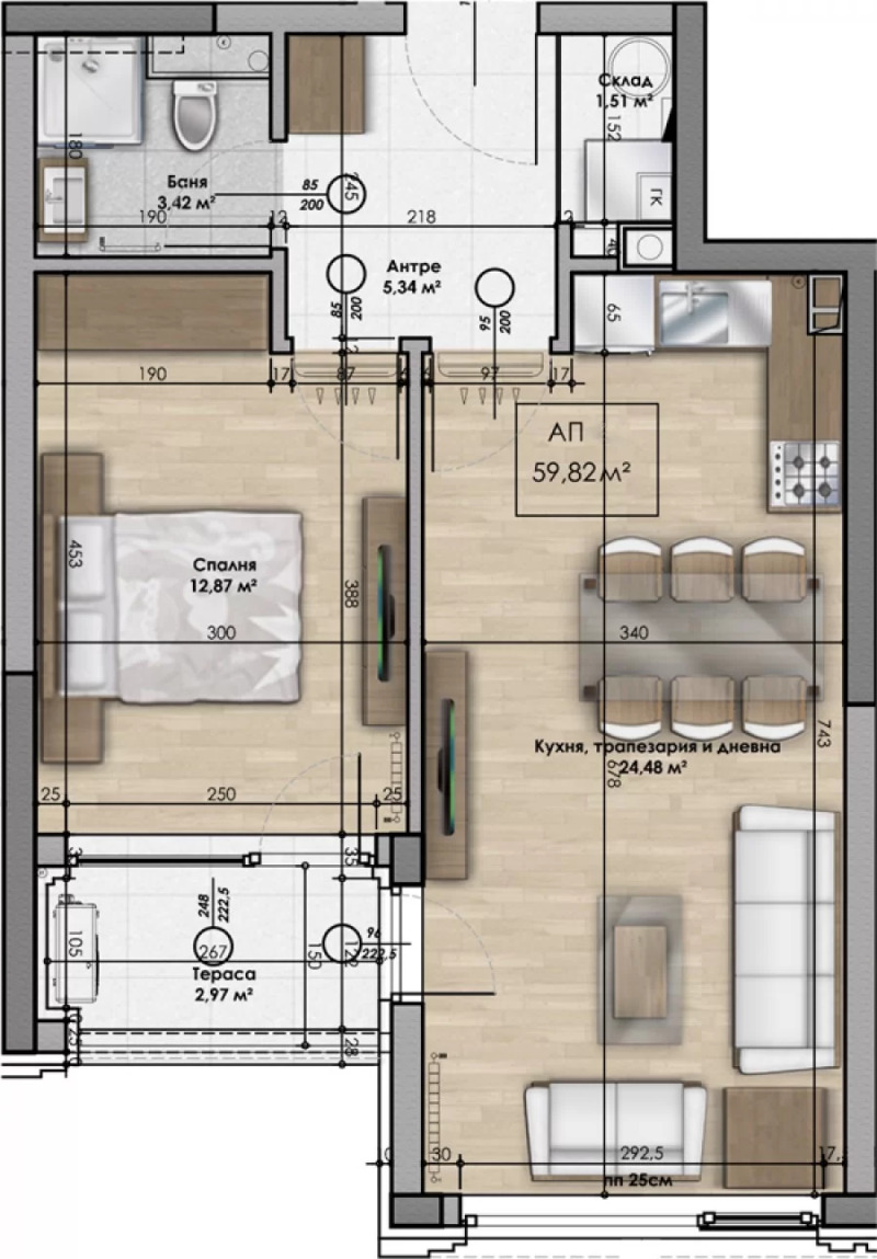 In vendita  1 camera da letto Sofia , Vitosha , 67 mq | 47960038 - Immagine [7]