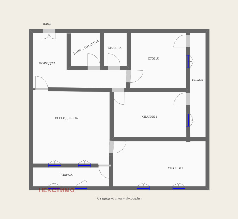 For Sale  2 bedroom Plovdiv , Tsentar , 86 sq.m | 92241510