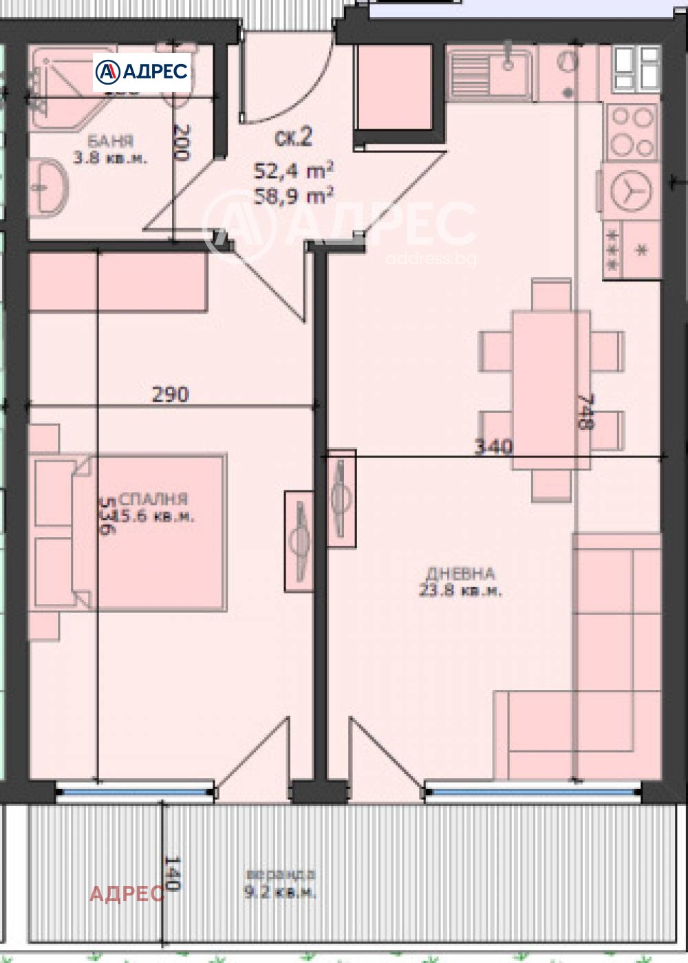 Продава 2-СТАЕН, гр. Варна, Възраждане 4, снимка 4 - Апартаменти - 53901871
