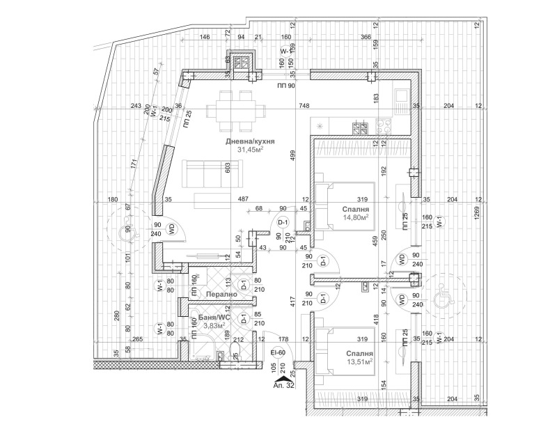 Продава 3-СТАЕН, гр. Варна, Левски 1, снимка 1 - Aпартаменти - 48993675