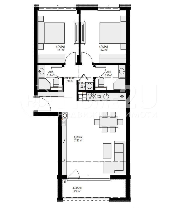 Продава 3-СТАЕН, гр. Варна, Левски 1, снимка 2 - Aпартаменти - 49010663