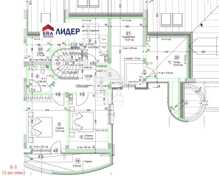 Продава  Мезонет град Русе , Център , 247 кв.м | 44610086 - изображение [6]