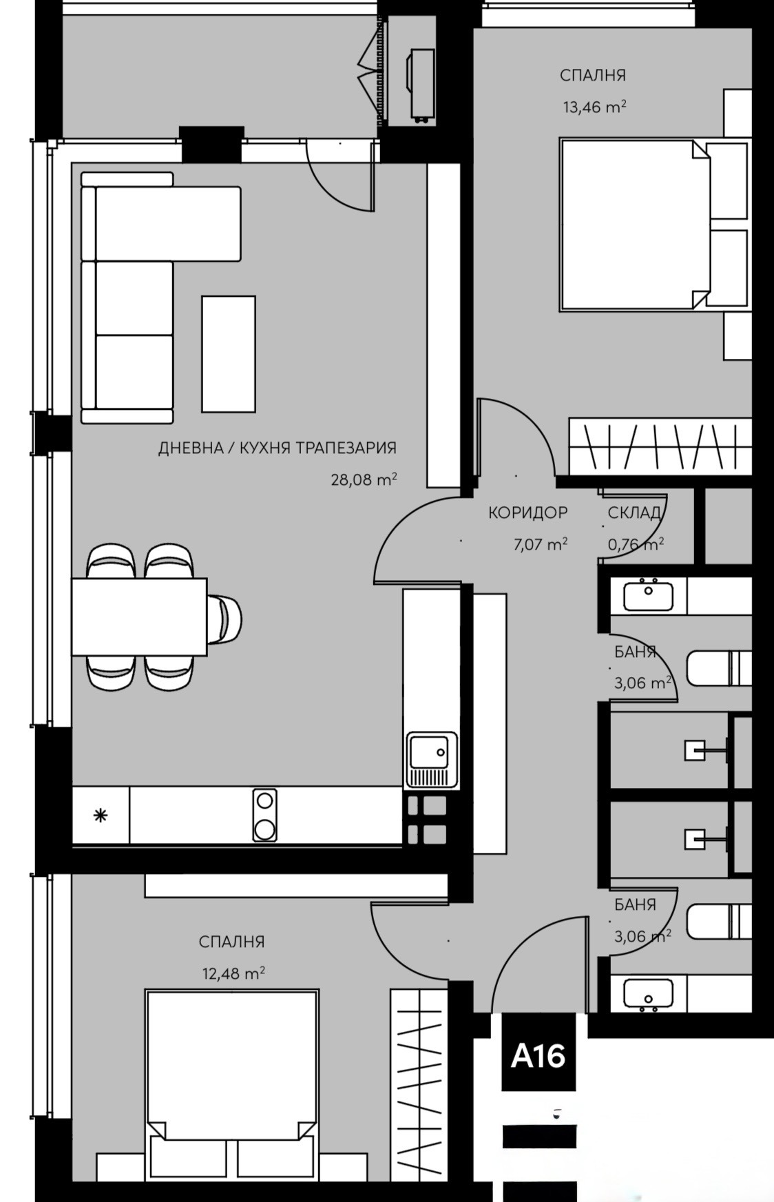 Продава 3-СТАЕН, гр. София, Кръстова вада, снимка 4 - Апартаменти - 55112698