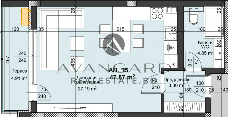 Продава  1-стаен град Пловдив , Христо Смирненски , 64 кв.м | 91594953 - изображение [8]