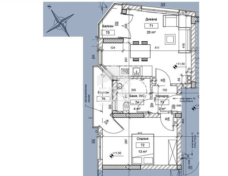 For Sale  1 bedroom Varna , Grand Mol , 64 sq.m | 91345386 - image [3]