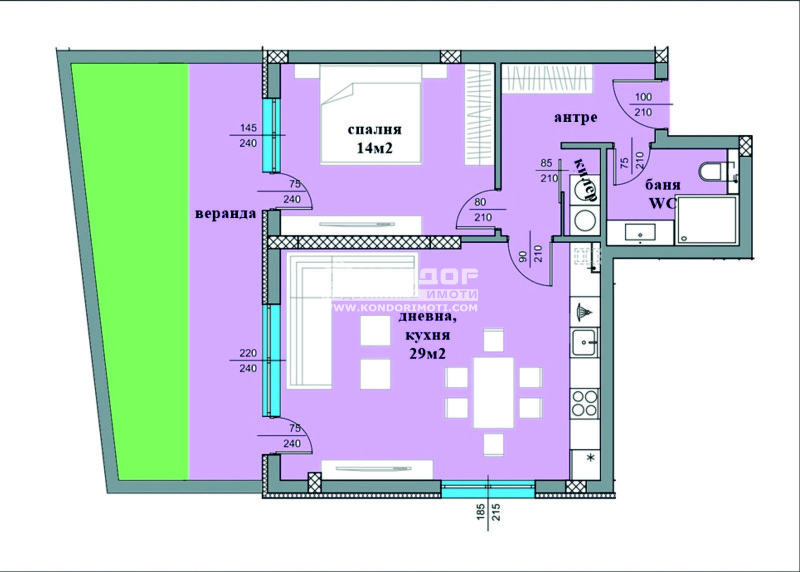 Продава 2-СТАЕН, гр. Пловдив, Христо Смирненски, снимка 13 - Апартаменти - 52686684