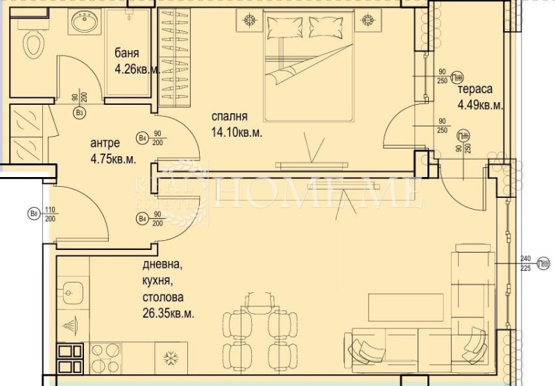 Продава 2-СТАЕН, гр. Пловдив, Кършияка, снимка 2 - Апартаменти - 53015846