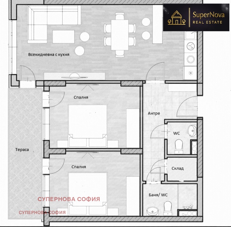 Продава 3-СТАЕН, град София, Малинова долина • 248000 € / 485045.84 лв. • 37039172 1
