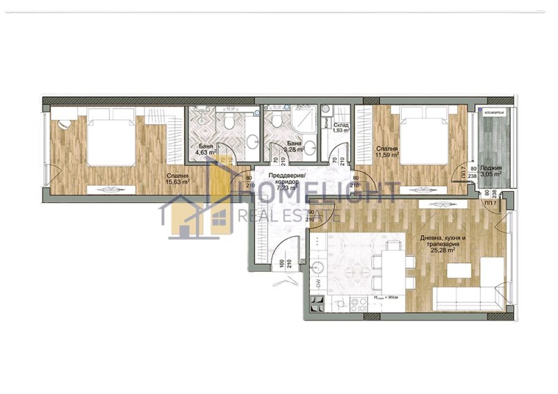 Продава 3-СТАЕН, гр. София, Младост 4, снимка 7 - Апартаменти - 53273416