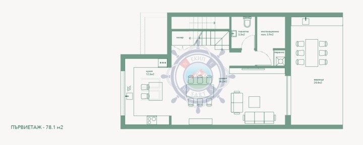 Продава КЪЩА, гр. Варна, Аспарухово, снимка 2 - Къщи - 55847457