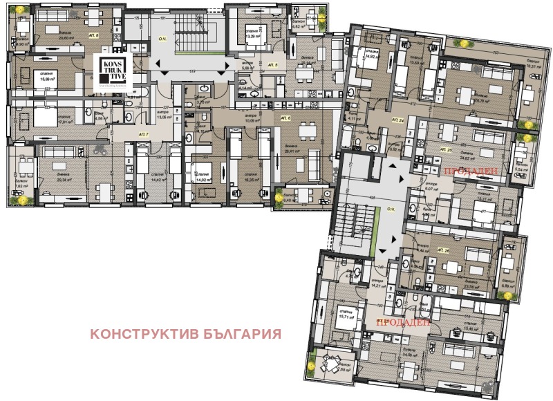 Te koop  Studio Sofia , Levski V , 54 m² | 86763006 - afbeelding [4]