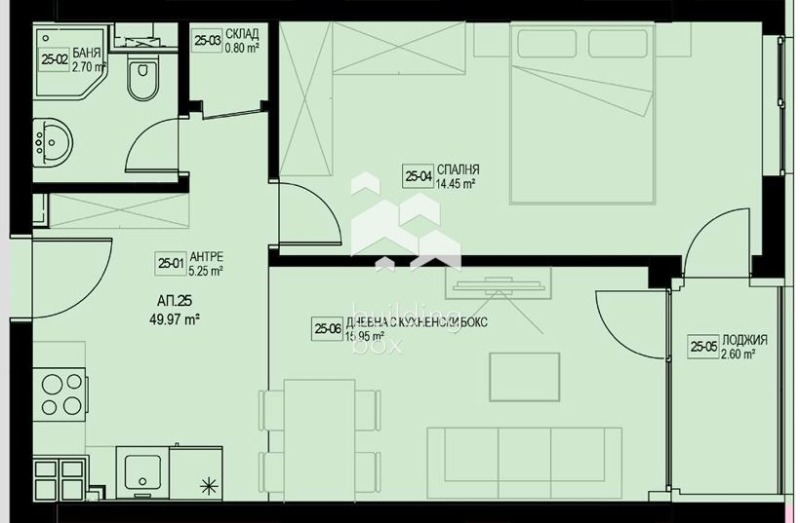 Eladó  1 hálószoba Sofia , Studentski grad , 61 négyzetméter | 33345699