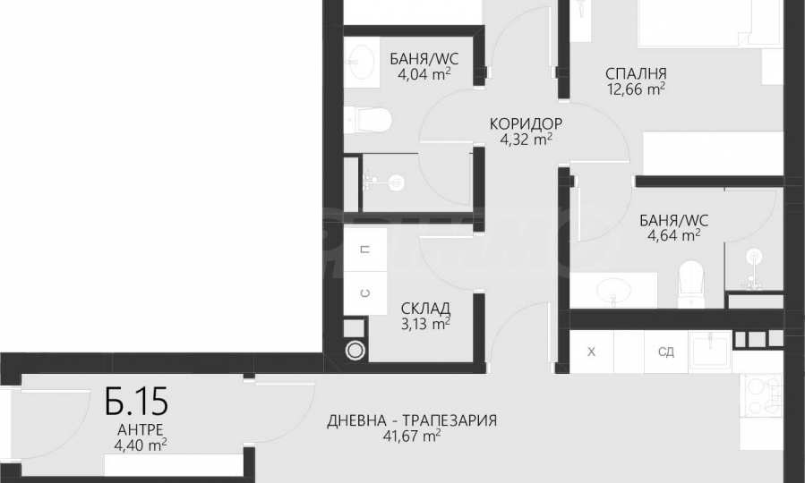 Продава 3-СТАЕН, гр. София, с. Лозен, снимка 2 - Апартаменти - 55190941