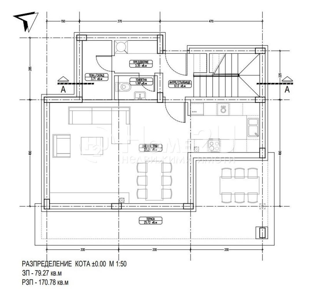 Продава КЪЩА, с. Куманово, област Варна, снимка 3 - Къщи - 54994877