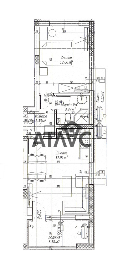 En venta  1 dormitorio Plovdiv , Belomorski , 67 metros cuadrados | 91101580 - imagen [4]