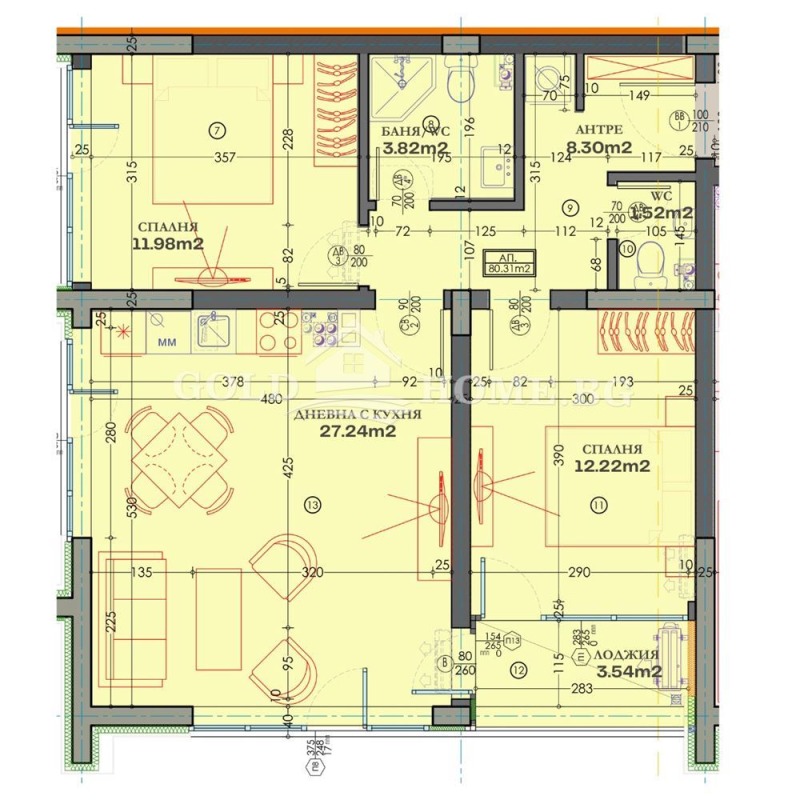 Продава 3-СТАЕН, гр. Пловдив, Тракия, снимка 2 - Aпартаменти - 48123813