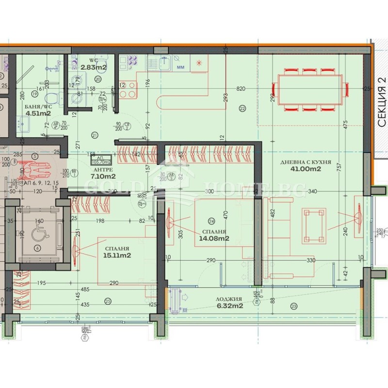 Продава 3-СТАЕН, гр. Пловдив, Тракия, снимка 4 - Aпартаменти - 48123813