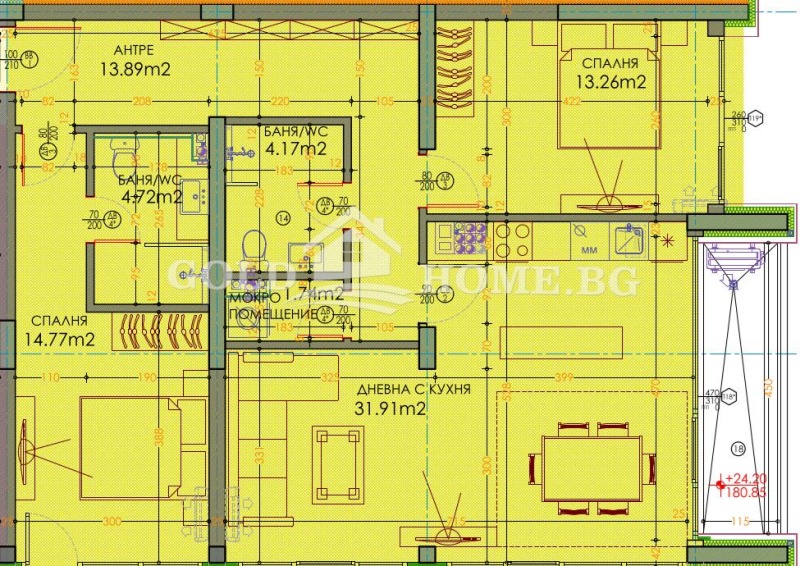 Продава 3-СТАЕН, гр. Пловдив, Тракия, снимка 5 - Aпартаменти - 48123813