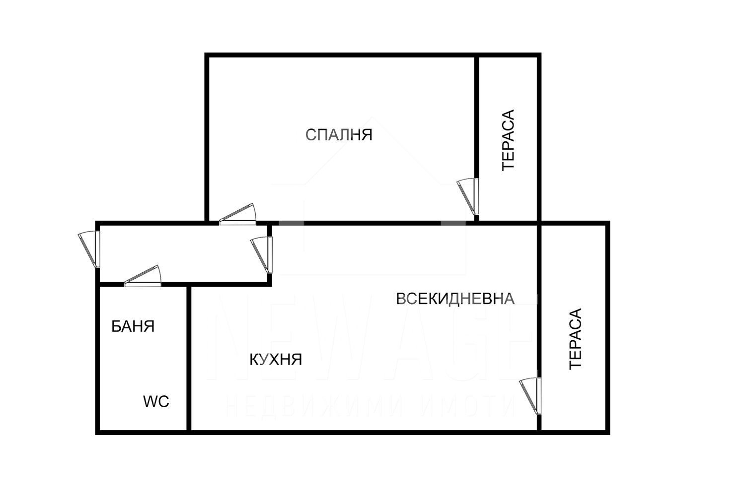 Продава 2-СТАЕН, гр. Варна, м-т Долна Трака, снимка 12 - Апартаменти - 54640018
