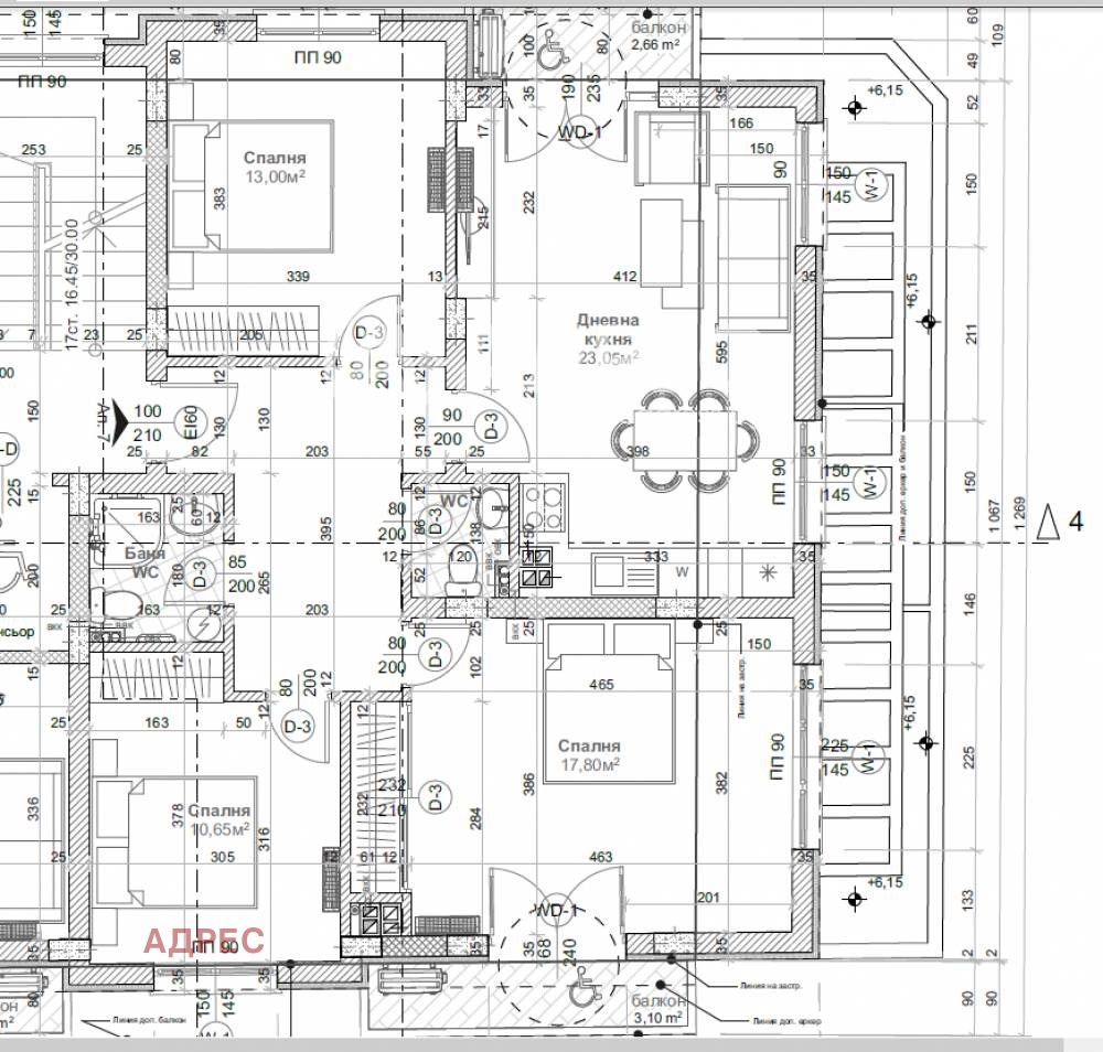 Продава МНОГОСТАЕН, гр. Варна, Централна поща, снимка 3 - Апартаменти - 54330091