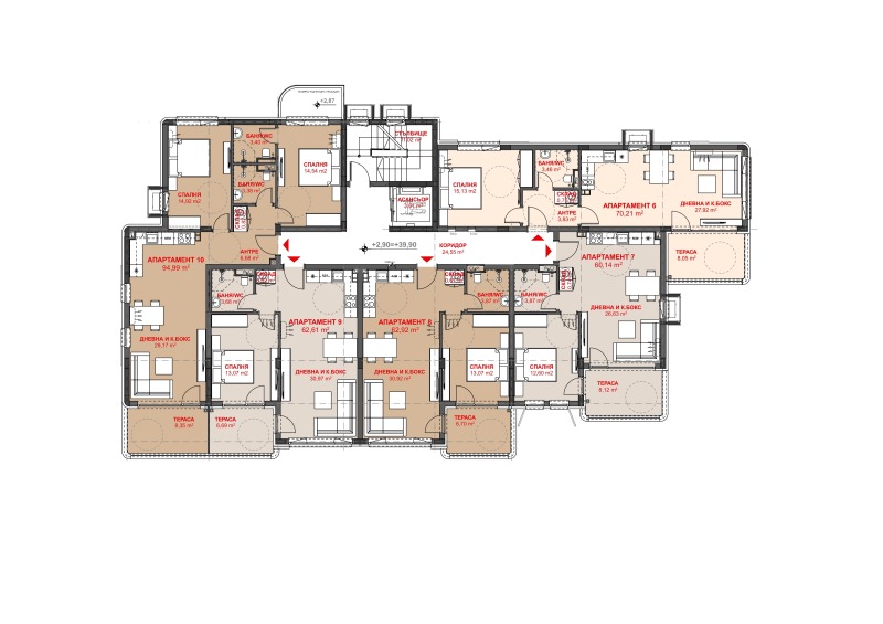 Myytävänä  1 makuuhuone Burgasin alue , Tšernomorets , 68 neliömetriä | 21340449 - kuva [9]