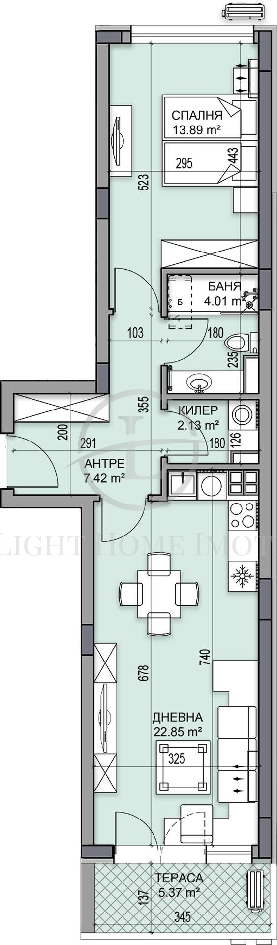 Na prodej  1 ložnice Plovdiv , Gagarin , 78 m2 | 91763384 - obraz [10]