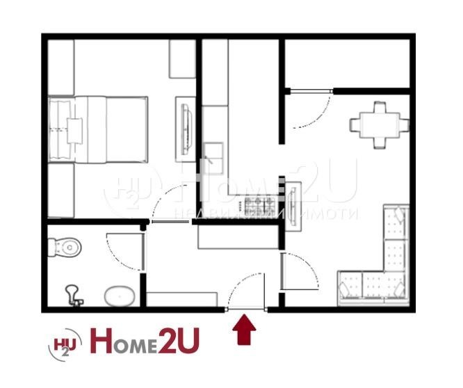Продава 2-СТАЕН, гр. Пловдив, Кършияка, снимка 12 - Апартаменти - 53007237