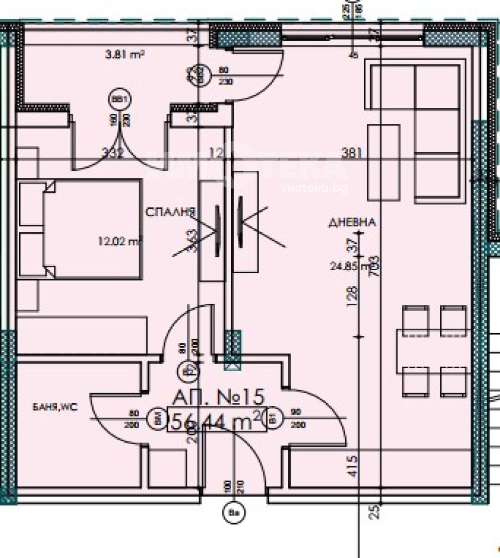 Продава 2-СТАЕН, гр. София, Витоша, снимка 3 - Апартаменти - 54882572