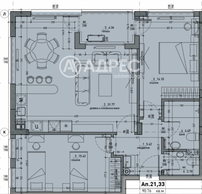 Продава 3-СТАЕН в град София, Малинова долина - 108 кв.м / 238 128 € » 465 737.89 лв., АДРЕС НЕДВИЖИМИ ИМОТИ