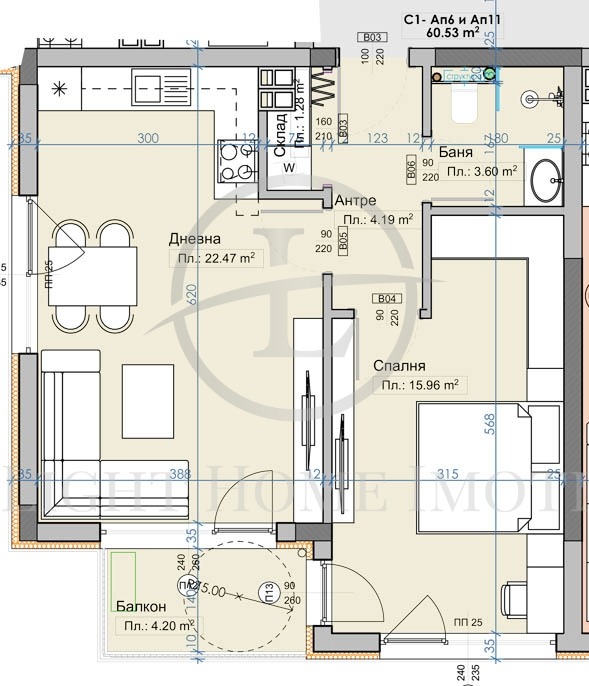 Продава 2-СТАЕН, с. Марково, област Пловдив, снимка 4 - Aпартаменти - 49222240