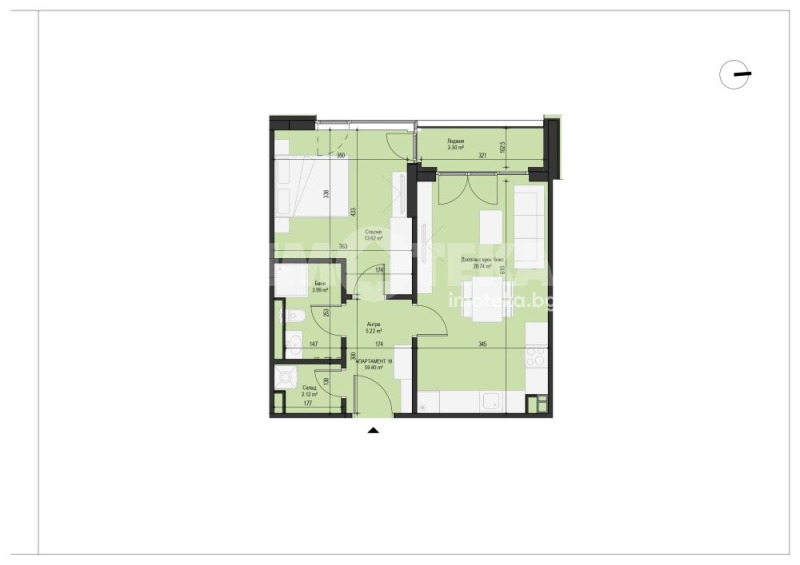 Zu verkaufen  1 Schlafzimmer Sofia , Mladost 4 , 71 qm | 10360706 - Bild [2]