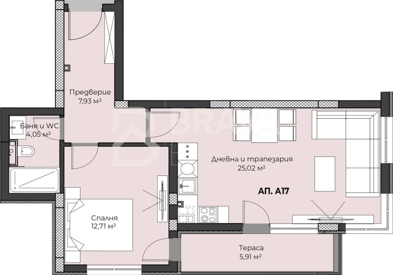À vendre  1 chambre Plovdiv , Hristo Smirnenski , 82 m² | 79584137 - image [2]