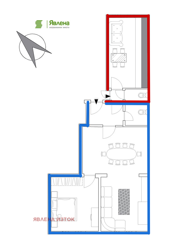 À vendre  2 chambres Sofia , Tsentar , 84 m² | 86556865 - image [7]