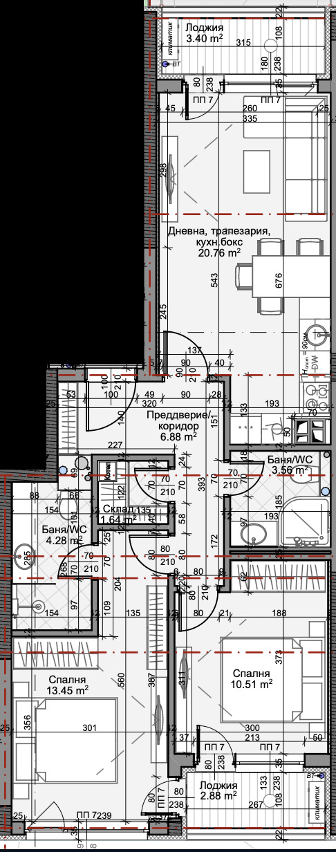 Продава 3-СТАЕН, гр. София, Младост 4, снимка 8 - Апартаменти - 53016804