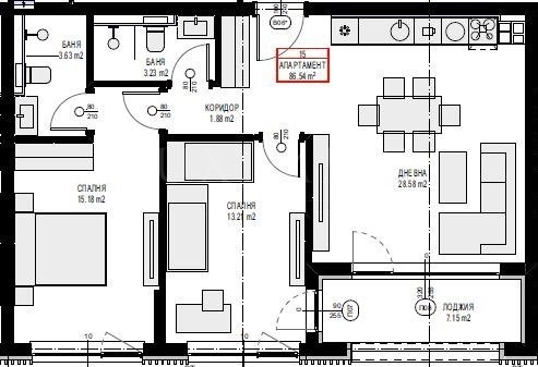 Продава 3-СТАЕН, гр. София, с. Панчарево, снимка 3 - Апартаменти - 55629106