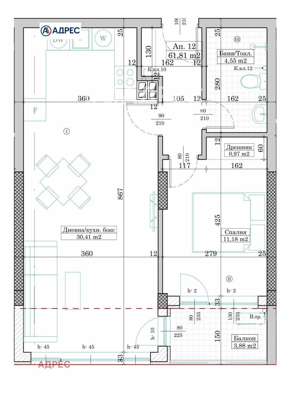 Продава 2-СТАЕН, гр. Варна, Левски 1, снимка 4 - Апартаменти - 53902024