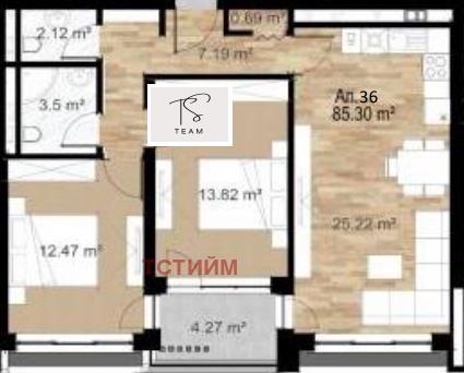 In vendita  2 camere da letto Sofia , Tsentar , 101 mq | 79154518 - Immagine [17]