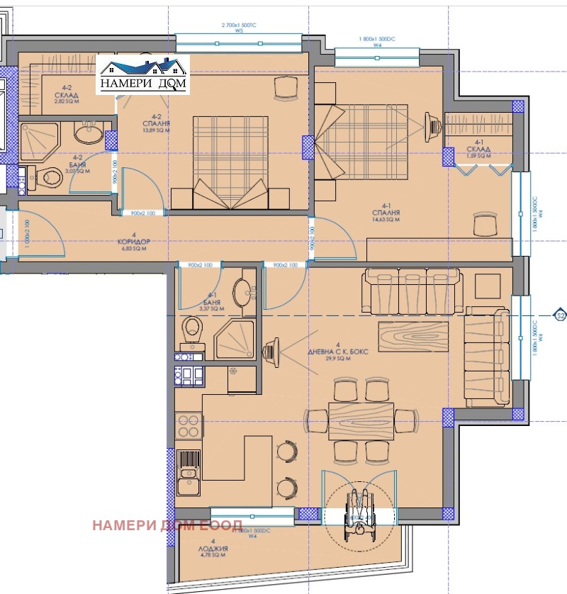 Продава 3-СТАЕН, гр. София, Хаджи Димитър, снимка 4 - Апартаменти - 53445150