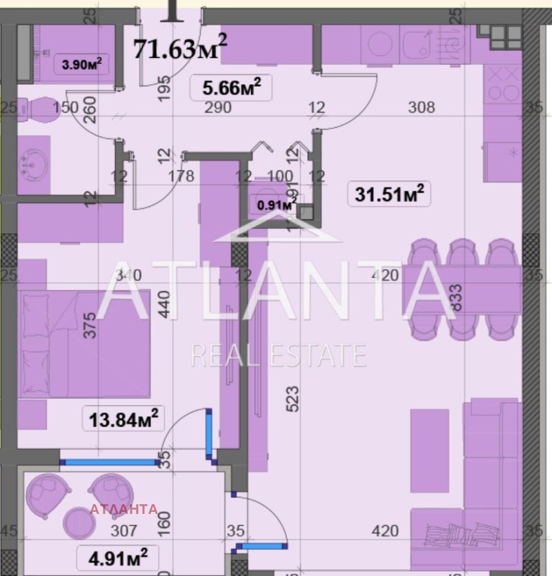 Продава  2-стаен град Варна , м-т Манастирски рид , 82 кв.м | 46990528 - изображение [6]