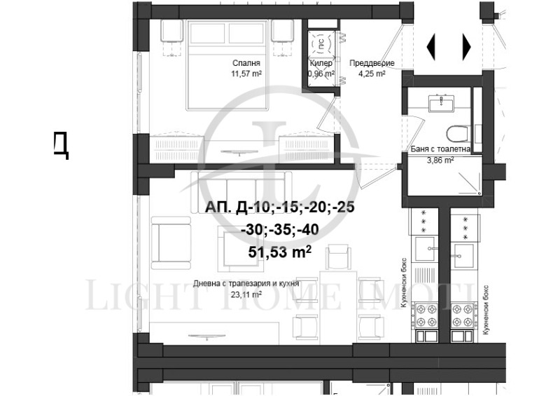 De vânzare  1 dormitor Plovdiv , Gagarin , 61 mp | 89529623 - imagine [4]