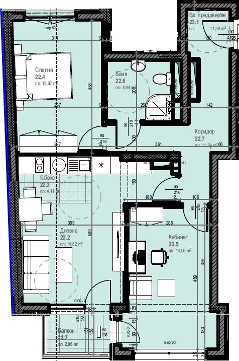 Продава 3-СТАЕН, гр. Пловдив, Кършияка, снимка 2 - Апартаменти - 52525413