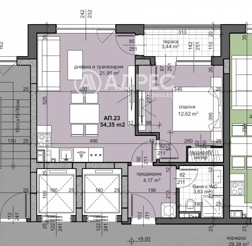 Продава 2-СТАЕН, гр. Пловдив, Тракия, снимка 8 - Апартаменти - 55007538