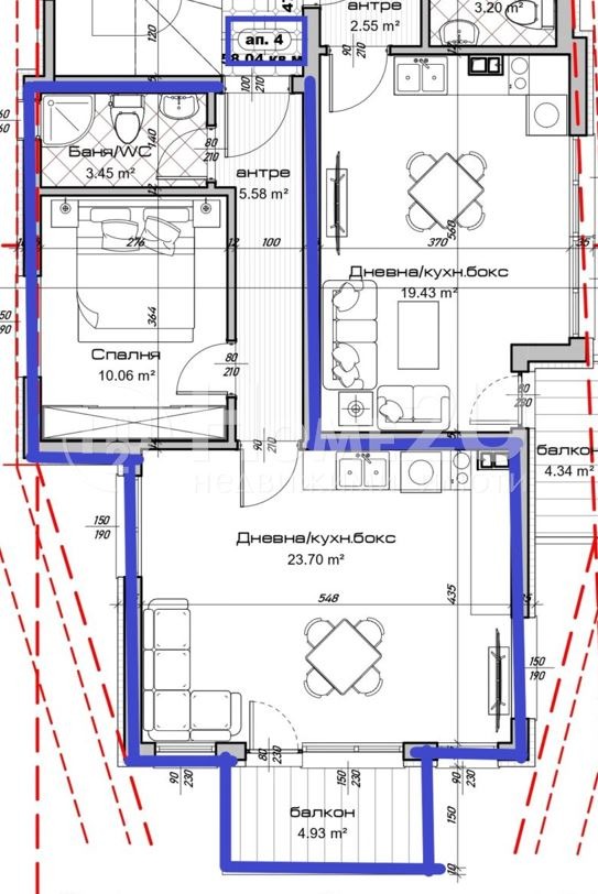 Eladó  1 hálószoba Varna , Vazrazsdane 3 , 69 négyzetméter | 59449553 - kép [3]