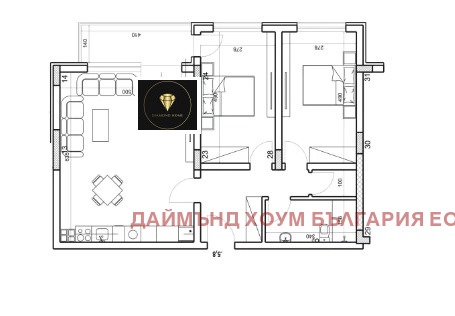 Продава 3-СТАЕН, гр. Пловдив, Младежки Хълм, снимка 2 - Aпартаменти - 47364463