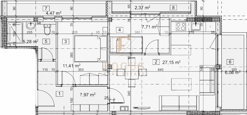 Продава  3-стаен, град Пловдив, Коматево • 98 838 EUR • ID 71141926 — holmes.bg - [1] 