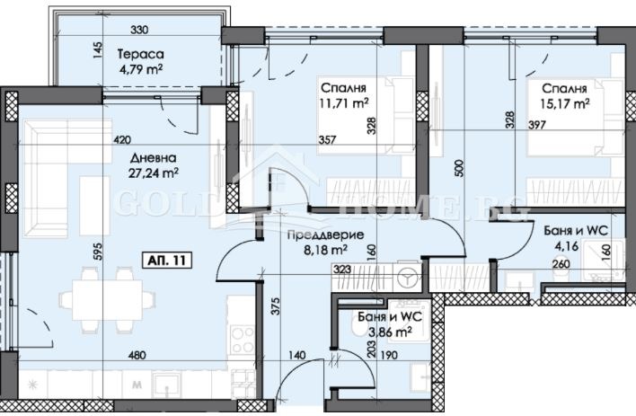 Продава 3-СТАЕН, гр. Пловдив, Тракия, снимка 4 - Апартаменти - 52453090