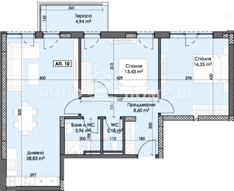 Продава 3-СТАЕН, гр. Пловдив, Тракия, снимка 10 - Апартаменти - 52453090